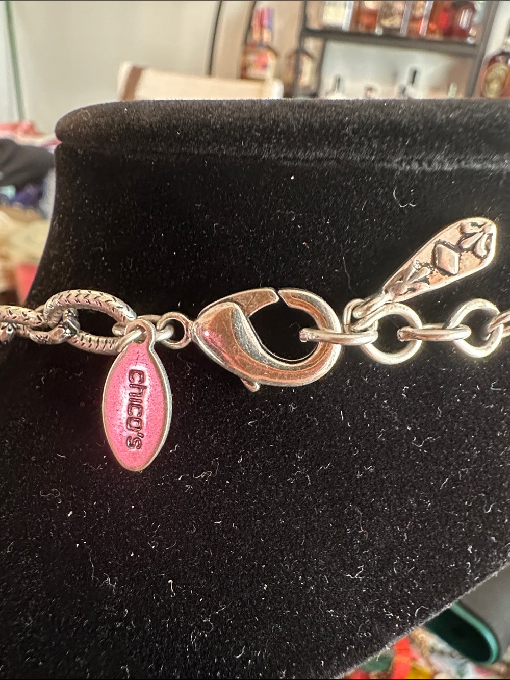Chico’s Reversible silver tone necklace - Picture 5 of 5
